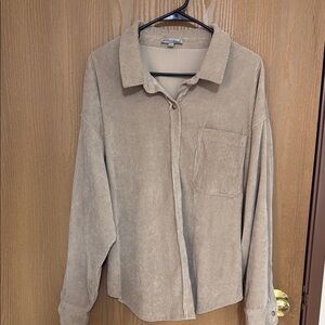Wishlist Tan Corduroy Jacket